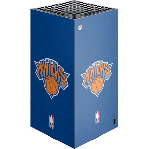 NBA New York Knicks Distressed XBox Series X Digital Edition Console Skin